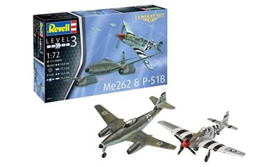 Model Set Combat Set Me262 & P-51B