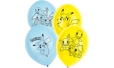 6 Ballone Pokemon 28cm