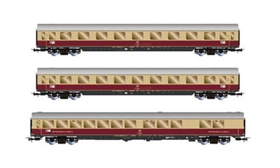 DB 3 TEE-Wagen Helvetia 2x A und 1 x WR Ep IV
