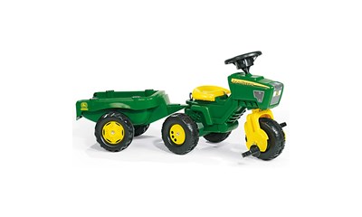 John Deere mit Anhänger