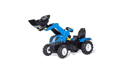 rollyFarmtrac New Holland mit rollyTrac Lader und Luftbereifung