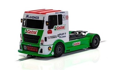 Racing Truck - Red & Green & White