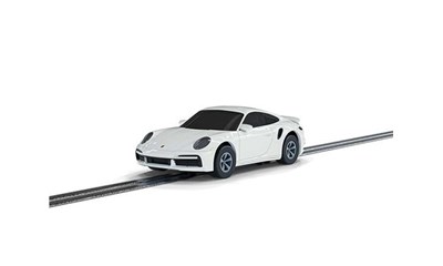 Micro Scalex Porsche 911 Turbo Car - White