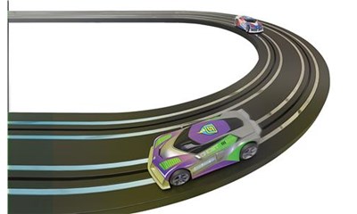 Micro Scalextric Track Extension Straights &Curves