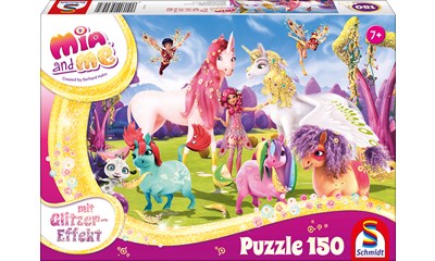 Me: Ankunft der Pony-Einhörner, Glitzerpuzzle