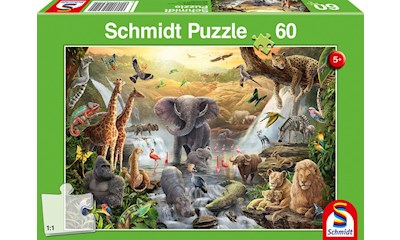 Tiere in Afrika 60 Teile