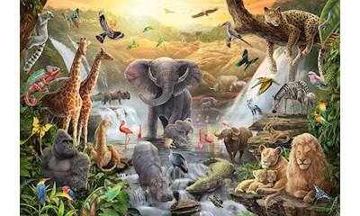 Tiere in Afrika 60 Teile