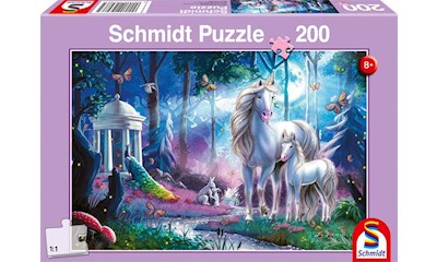 Einhornstute mit Fohlen 200 Teile