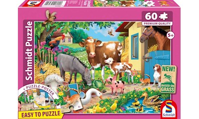 Bauernhof Tiere 60 Teile