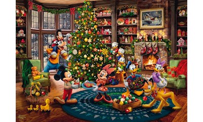 Disney Mickey & Minnie Trimming The Tree