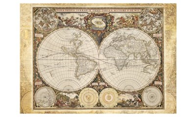 Historiche Weltkarte