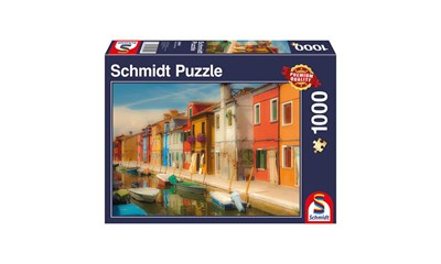 Bunte Häuser der Insel Burano