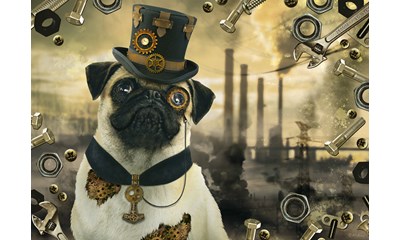 Steampunk Hund