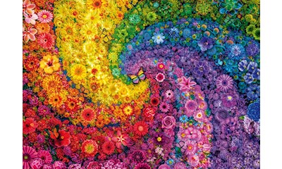 Kunterbunter Blütenwirbel