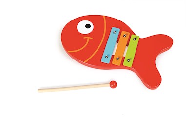 Holzxylophone Fisch