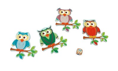 Puzzle Würfelspiel Eule