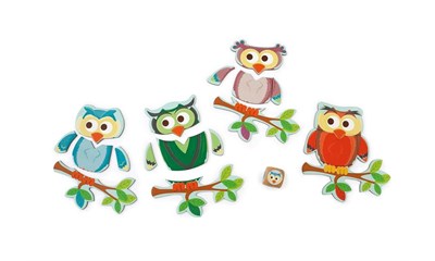 Puzzle Würfelspiel Eule