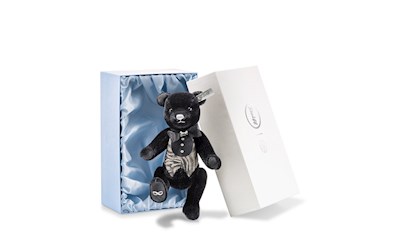 Bräutigam Teddybär schwarz 27cm