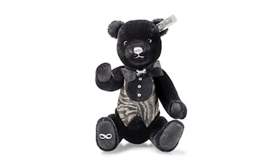 Bräutigam Teddybär schwarz 27cm