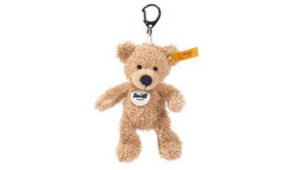 Schlüsselanhänger Fynn Teddybär beige 12 cm