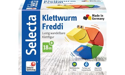 Klettwurm Freddi 16cm