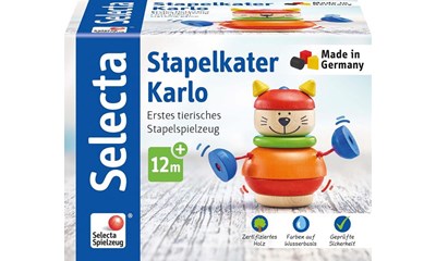 Stapelkater Karlo 10cm