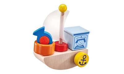 Klett-Stapelspielzeug Boot 6 Teile