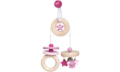 Minitrapez Sternchen Spass rosa 15.5cm