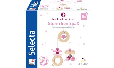 Minitrapez Sternchen Spass rosa 15.5cm