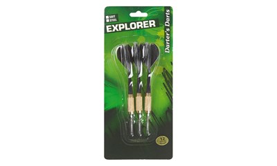 3 Stahl-Dartpfeile Explorer 12g