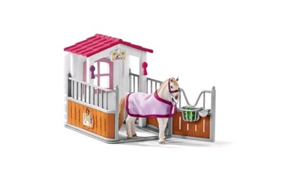 Pferdebox mit Lusitano Stute