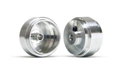 Alu 17x9.75mm light wheels M2 grub silver 2x 1.6g