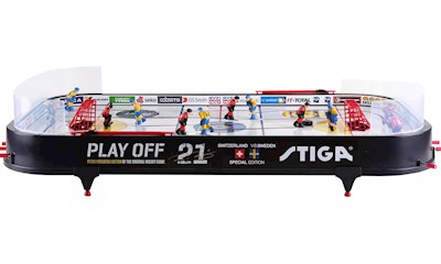 Hockeyspiel Schweiz/Schweden Play Off 21, Tischspiel, 48x101 cm, ab 5+