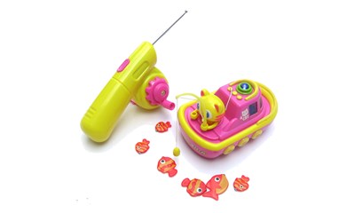 Angelspiel Katze und Frosch