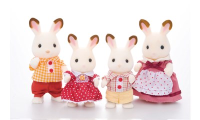 Chocolate Rabbit Family