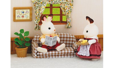 Chocolate Rabbit Father & Settee