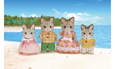 Striped Cat Family