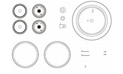 Honda RC166 Wheel Set