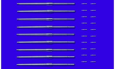 Metal 46cm Gun Barrels & Projectils 1/350