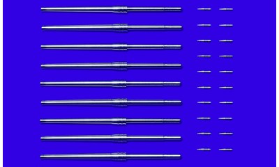 Metal 46cm Gun Barrels & Projectils 1/350