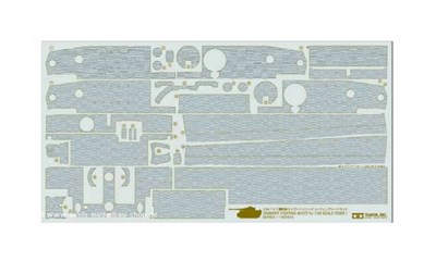 Klebersatz Zimmerit Coating Sheet for 1/35 Tiger