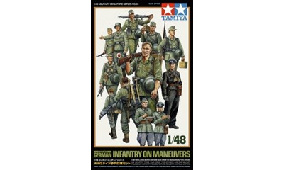 Plastikmodell German Infantry on Maneuvers