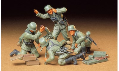 Plastikmodell German Infantry Mörser Team