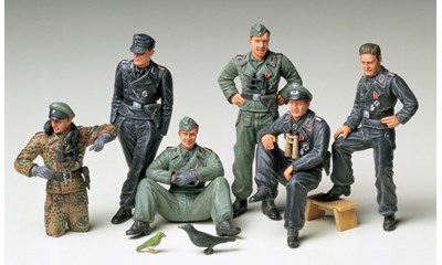 Plastikmodell Deutsche Panzercrew