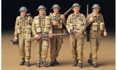 Plastikmodell British Infantry On Patrol