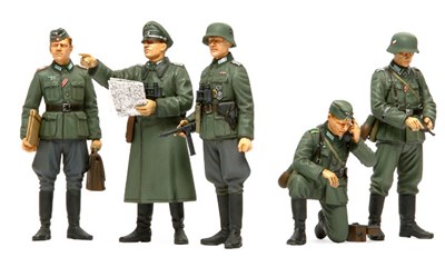 Plastikmodell German Field Comander Set