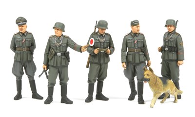 Plastikmodell German Field Police Set