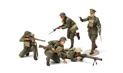 Plastikmodell British Infantry Set WWI