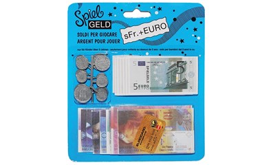 Spielgeld Franken und Euro