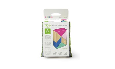 Magnetisches Holzprisma Blossom, 6 Teile im Beutel